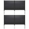 Costway 2 PCS 48" L x 46" H Air Conditioner Fence Outdoor Privacy Fence Screen Brown/White/Black